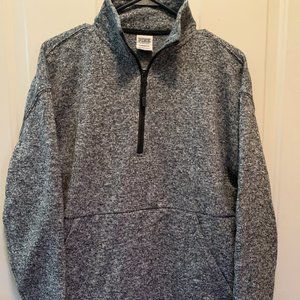 VS Pink 1/4 Zip Gray Pullover